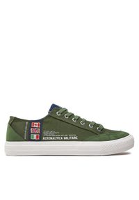 Aeronautica Militare Sneakersy 241SC280CT3336 Zielony. Kolor: zielony. Materiał: skóra