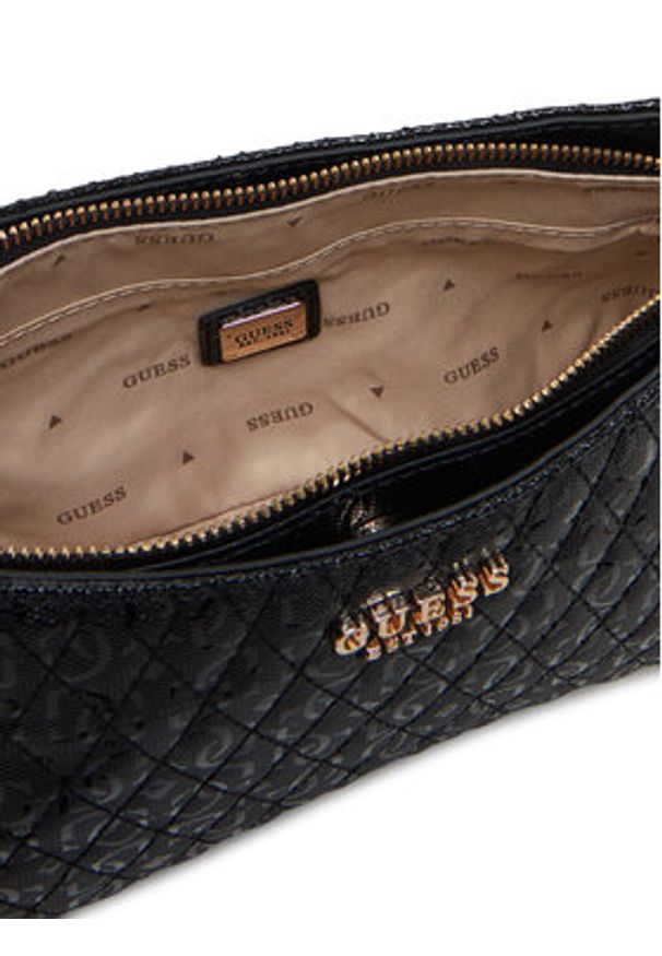 Guess Torebka HWGG96 26170 Czarny. Kolor: czarny. Materiał: skórzane
