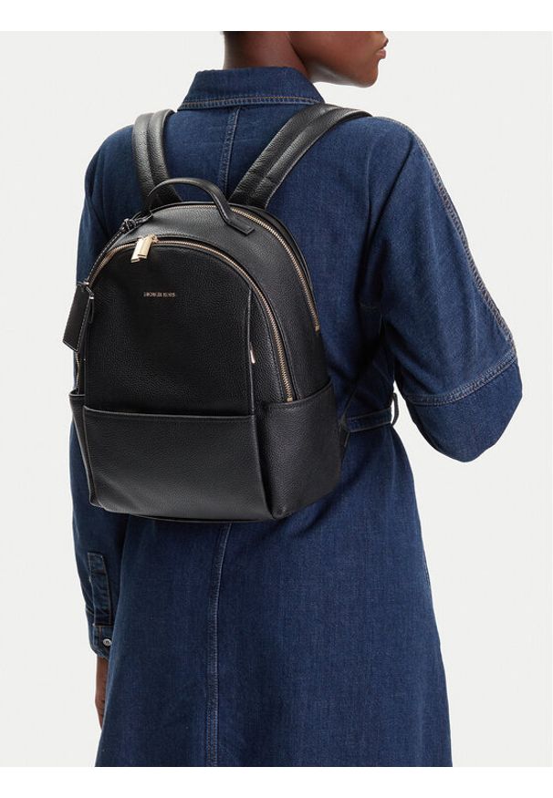 MICHAEL Michael Kors Plecak Sable 30T5G3XB2L Czarny. Kolor: czarny. Materiał: skóra