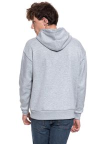 Lee - BLUZA LEE GRAPHIC RELAXED HOOD GREY MELE L82YTTMP 112122266. Typ kołnierza: kaptur. Wzór: nadruk #3