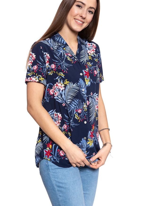 Mustang - KOSZULA DAMSKA MUSTANG Edda AOP Blouse 1009460 11708