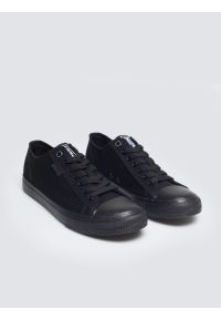 Big-Star - Trampki męskie niskie czarne RR174A072 906. Wysokość cholewki: przed kostkę. Kolor: czarny. Materiał: materiał. Szerokość cholewki: normalna. Styl: elegancki #3