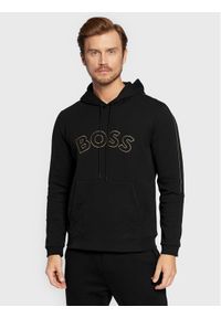 BOSS - Boss Bluza Soody 2 50477131 Czarny Regular Fit. Kolor: czarny. Materiał: bawełna