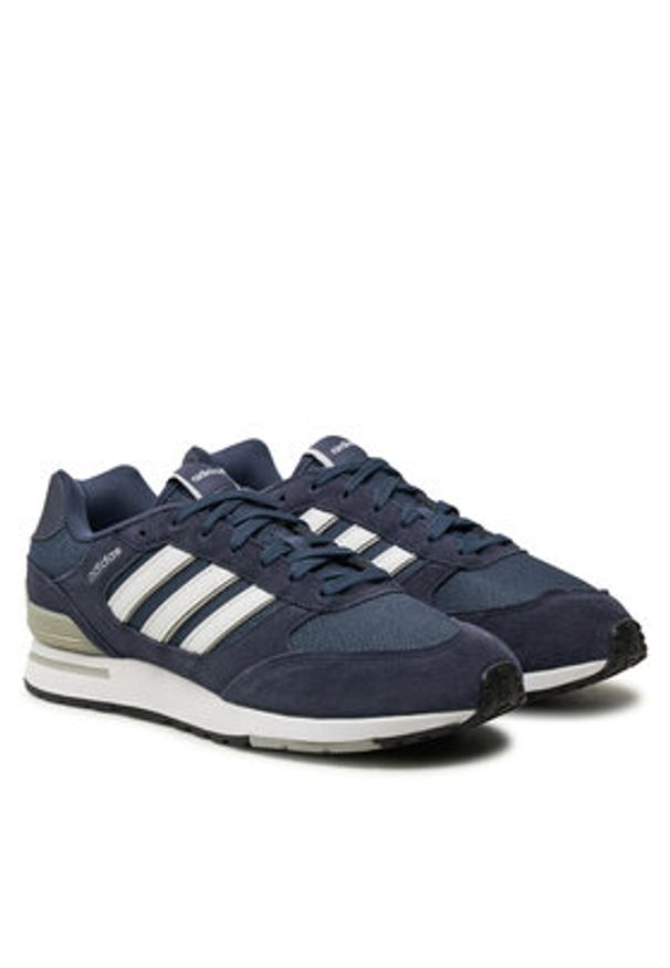 Adidas - adidas Sneakersy Run 80s ID1261 Granatowy. Kolor: niebieski. Materiał: zamsz, skóra. Sport: bieganie