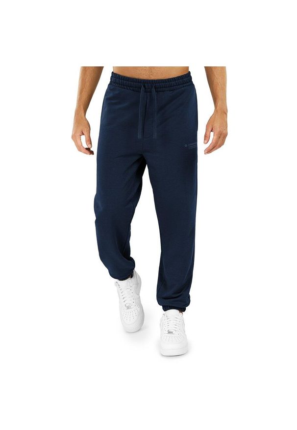 Spodnie dresowe Lifestyle męskie SIROKO Neptune. Kolor: niebieski. Materiał: dresówka. Sport: fitness