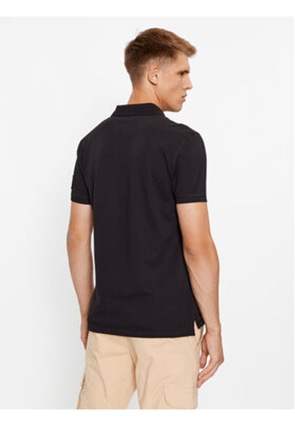 Calvin Klein Jeans Polo J30J323394 Czarny Regular Fit. Typ kołnierza: polo. Kolor: czarny. Materiał: bawełna