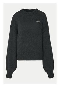 ROTATE Sweter 1133771745 Szary Oversize. Kolor: szary. Materiał: wełna #6