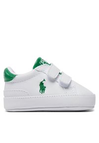 Polo Ralph Lauren Sneakersy RL00332100 L Biały. Kolor: biały. Materiał: skóra