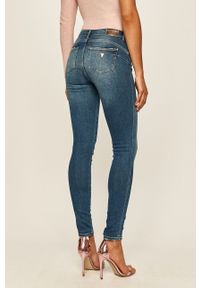 Guess Jeans - Jeansy Ultra Curve. Kolor: niebieski. Materiał: bawełna, poliester, denim, elastan #2
