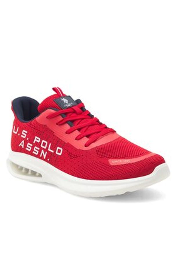 U.S. Polo Assn. Sneakersy ACTIVE001 Czerwony. Kolor: czerwony. Materiał: materiał
