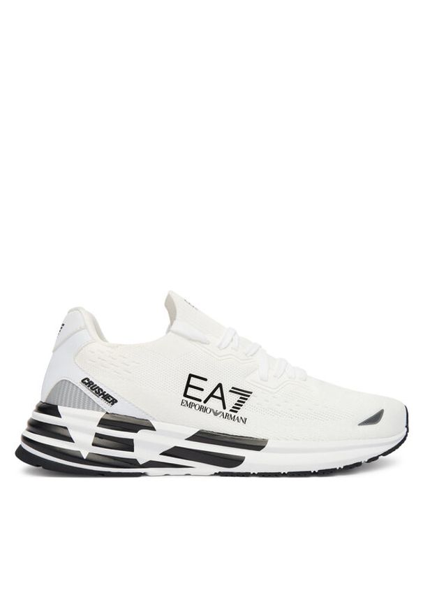 EA7 Emporio Armani Sneakersy 7X000652 AF18639 MZ021 Biały. Kolor: biały. Materiał: materiał