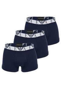 Emporio Armani Underwear Komplet 3 par bokserek EM000259 AF14131 MB139 Granatowy. Kolor: niebieski. Materiał: bawełna