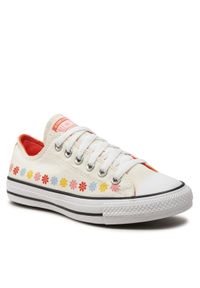Converse Trampki Chuck Taylor All Star Floral A08107C Beżowy. Kolor: beżowy