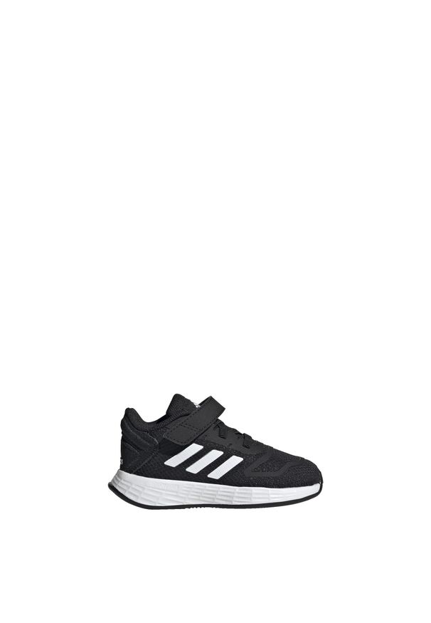 Buty do biegania Dziecko Adidas Duramo 10 czarny. Kolor: czarny, biały, wielokolorowy. Sport: bieganie