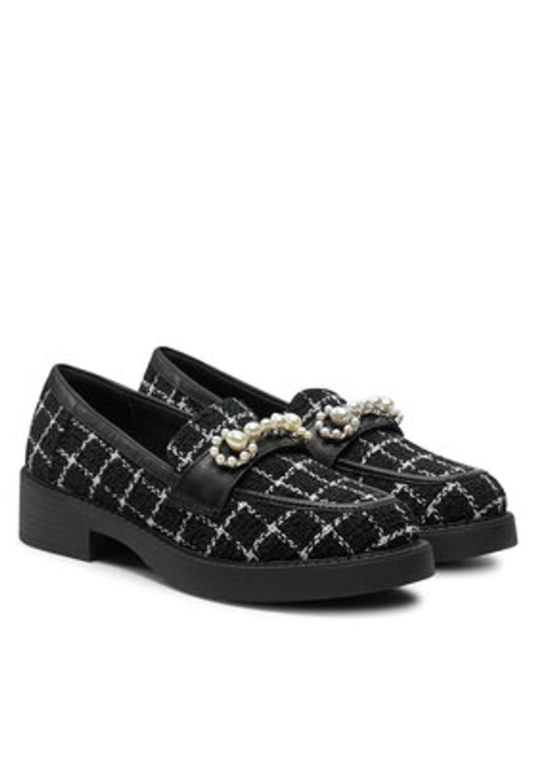 Aldo Loafersy Dinara 13838743 Czarny. Kolor: czarny. Materiał: materiał