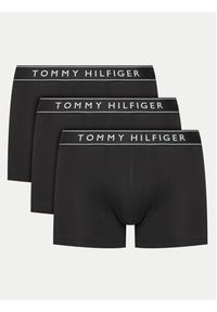 TOMMY HILFIGER - Tommy Hilfiger Komplet 3 par bokserek UM0UM03520 Czarny. Kolor: czarny. Materiał: bawełna #7