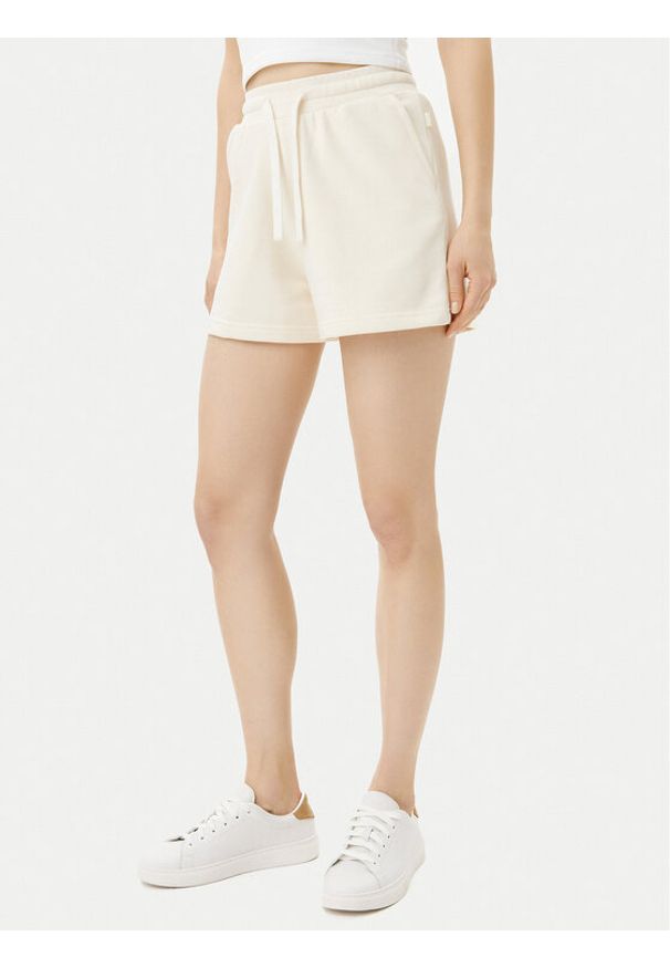 Silvian Heach Szorty sportowe Steffi GPP25115SH Écru Regular Fit. Materiał: bawełna