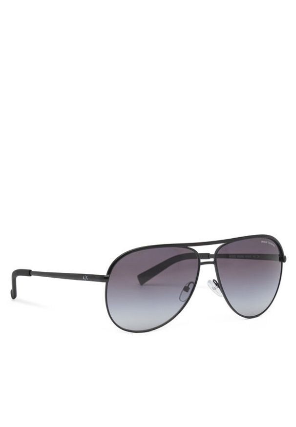 Armani Exchange Okulary przeciwsłoneczne 0AX2002 60008G Czarny. Kolor: czarny