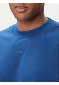 Hugo - HUGO Bluza Daposo 50511029 Niebieski Relaxed Fit. Kolor: niebieski. Materiał: bawełna #2