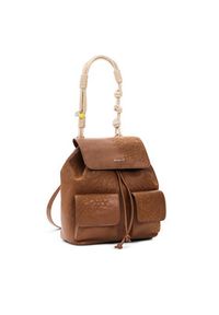Desigual Plecak 26SAKP39 Brązowy. Kolor: brązowy. Materiał: skóra #5