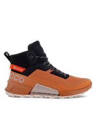 ecco - Buty outdoorowe damskie Ecco BIOM 2.1 X MTN W MID GTX. Okazja: na co dzień, do pracy, na spacer. Kolor: pomarańczowy. Styl: casual. Sport: turystyka piesza #4