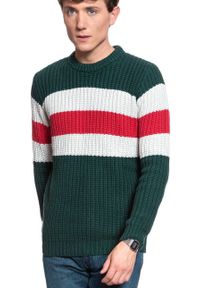 Wrangler - MĘSKI SWETER WRANGLER CHUNKY KNIT PINE W8A7PCG01 112132375. Wzór: kolorowy #3