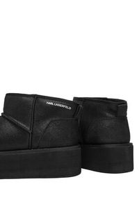 Karl Lagerfeld - KARL LAGERFELD Śniegowce Thermo KL48523 Czarny. Kolor: czarny. Materiał: zamsz, skóra #4