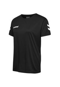Koszulka piłkarska z krótkim rękawem damska Hummel Core Polyester Tee Woman S/S. Kolor: czarny. Długość rękawa: krótki rękaw. Długość: krótkie. Sport: piłka nożna #1