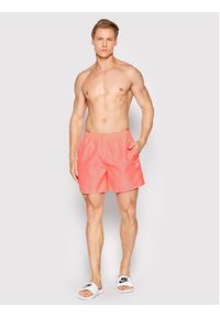 Adidas - adidas Szorty kąpielowe Solid Swim HA0380 Różowy Regular Fit. Kolor: różowy. Materiał: syntetyk #4