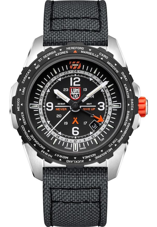 Zegarek Luminox Zegarek męski Luminox XB.3761 szary. Kolor: szary