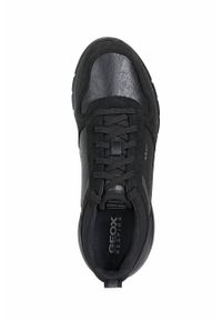 Geox Buty kolor czarny. Nosek buta: okrągły. Zapięcie: sznurówki. Kolor: czarny #2