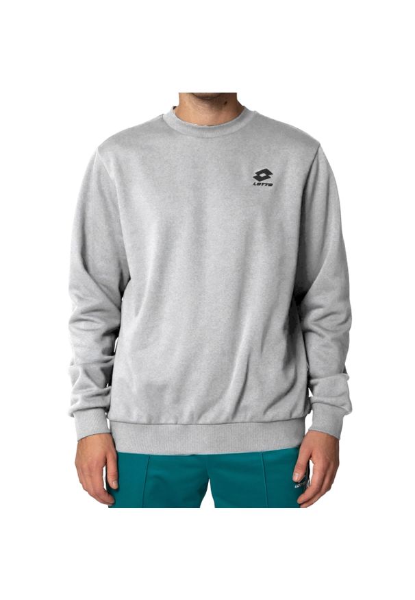 LOTTO - Bluza męska sportowa Lotto HIGH-RISE MELANGE. Kolor: szary