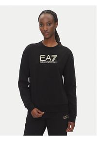 EA7 Emporio Armani Dres 7W000115 AF13135 MC004 Czarny Regular Fit. Kolor: czarny. Materiał: bawełna