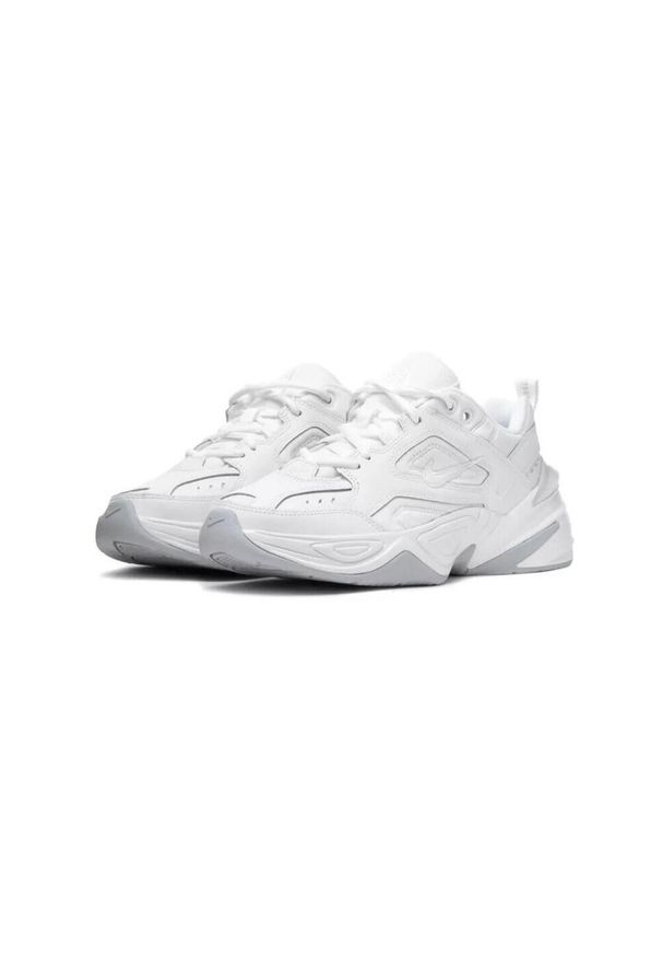 Buty do chodzenia damskie Nike M2k Tekno. Zapięcie: sznurówki. Kolor: biały. Materiał: materiał, syntetyk. Szerokość cholewki: normalna. Sport: turystyka piesza