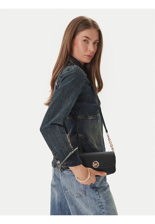 MICHAEL Michael Kors Torebka 32S6GY5C5L Czarny. Kolor: czarny. Materiał: skórzane