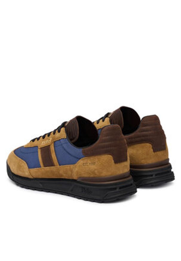 Polo Ralph Lauren Sneakersy 809974046002 Brązowy. Kolor: brązowy. Materiał: zamsz, skóra