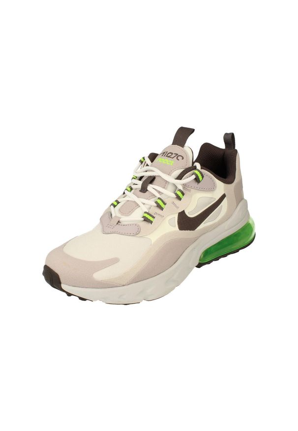 Nike - Buty na trening na co dzień damskie NIKE AIR MAX 270 REACT (GS) dla aktywnych. Okazja: na co dzień. Kolor: biały. Model: Nike Air Max. Sport: fitness