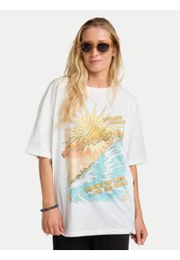 Billabong T-Shirt Where The Sun Collide EBJZT00499 Biały Loose Fit. Kolor: biały. Materiał: bawełna #1