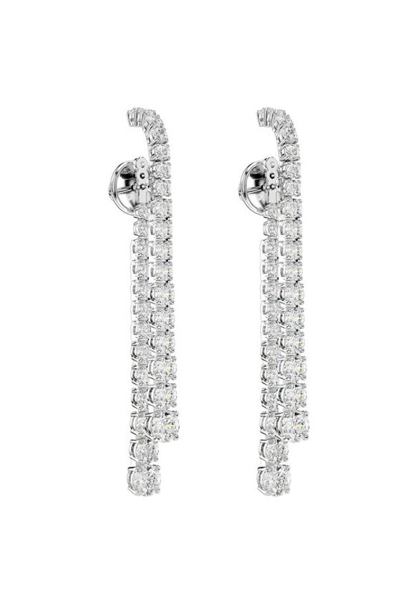 Swarovski Kolczyki Matrix 5709257 Srebrny. Materiał: metalowe. Kolor: srebrny