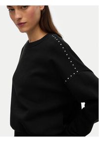 Vero Moda Bluza Lotte 10333544 Czarny Regular Fit. Kolor: czarny. Materiał: syntetyk
