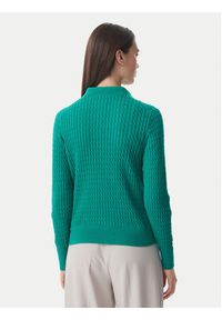 TOMMY HILFIGER - Tommy Hilfiger Sweter Fine WW0WW44993 Zielony Regular Fit. Kolor: zielony. Materiał: bawełna #5