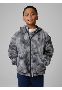 4f - 4F Kurtka przejściowa membrana 5000 chłopięca - czarna 146 (10-11 lat). Okazja: na co dzień. Kolor: czarny. Materiał: materiał. Sezon: lato. Styl: casual #1