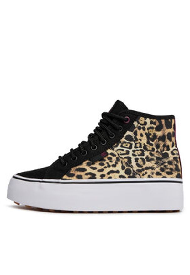 DC Sneakersy Manual Hi Wnt ADJS300286 Czarny. Kolor: czarny. Materiał: materiał