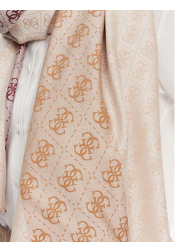 Guess Chusta AW5312 VIS03 Beżowy. Kolor: beżowy. Materiał: materiał, wiskoza