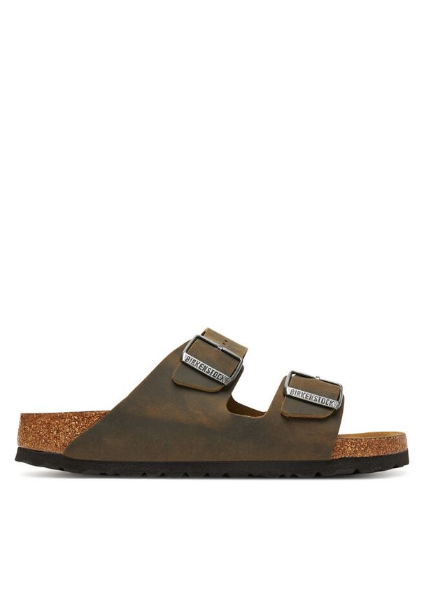 Klapki Birkenstock. Kolor: brązowy