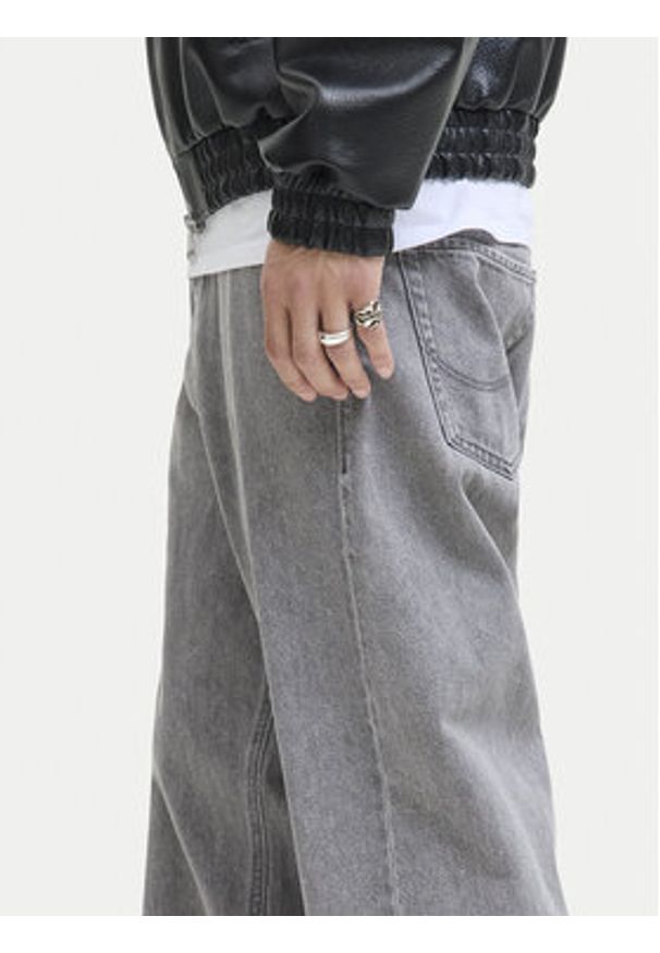 Jack & Jones Jeansy Alex 12278097 Szary Baggy Fit. Kolor: szary