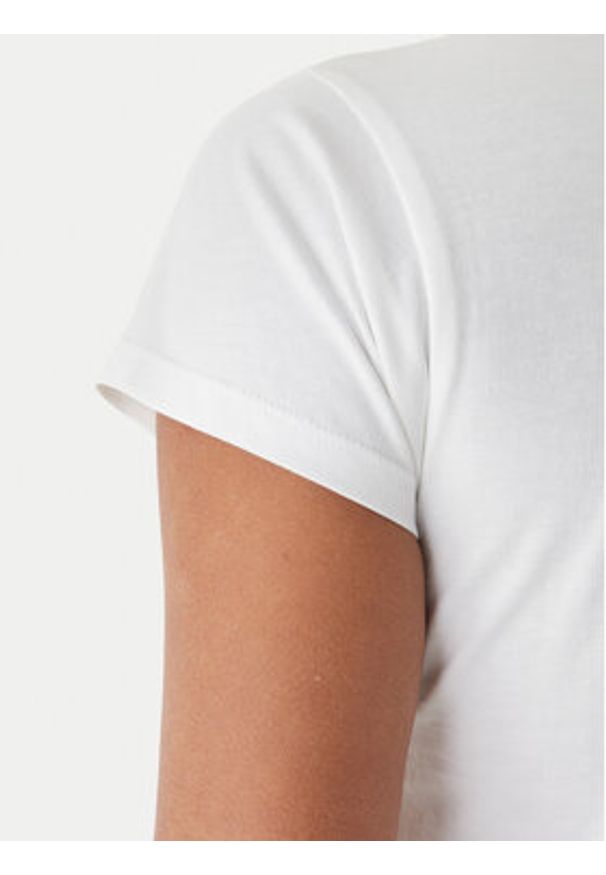 Hugo - HUGO T-Shirt Dichroma_B 50560769 Biały Slim Fit. Kolor: biały. Materiał: bawełna