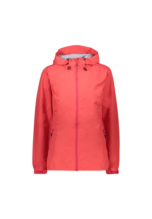 Kurtka przeciwdeszczowa damska CMP. Kolor: czerwony, różowy, wielokolorowy. Sport: turystyka piesza