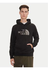 The North Face Bluza Drew Peak NF0A89EM Czarny Regular Fit. Kolor: czarny. Materiał: bawełna