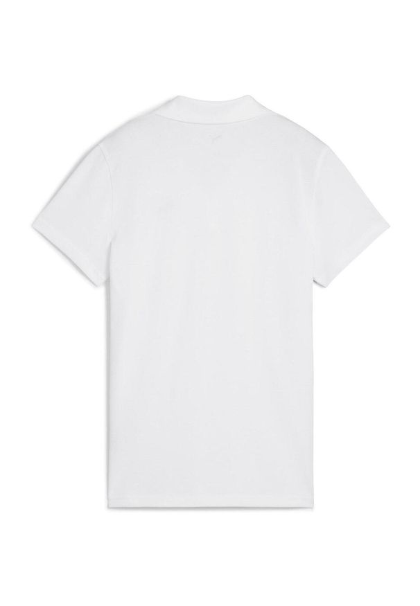 Koszulka Puma Ess Polo, Kobiety. Typ kołnierza: polo. Kolor: biały. Materiał: materiał, bawełna